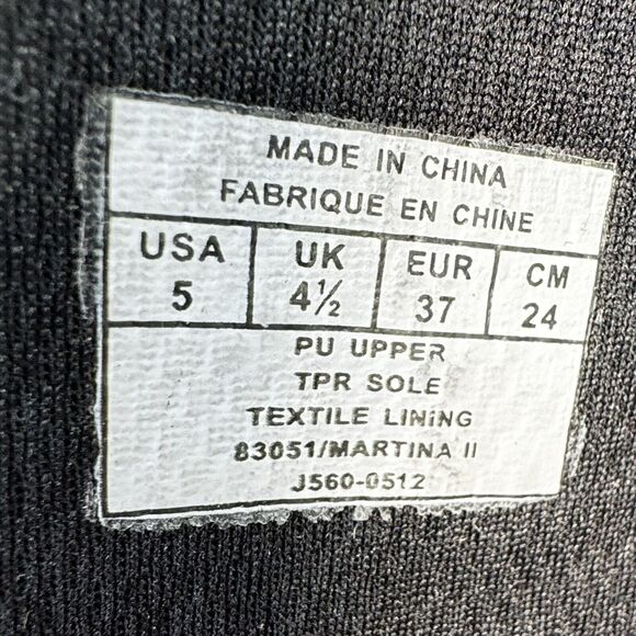 BOC Born Concept Martina II Black Leather Boots Womens 5 Riding Tall Side Zip - Picture 11 of 11